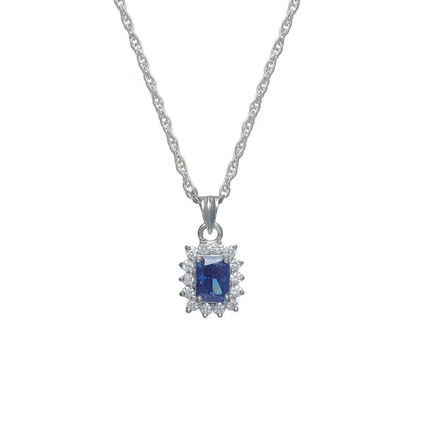 925 Silver Midnight Radiance Pendant