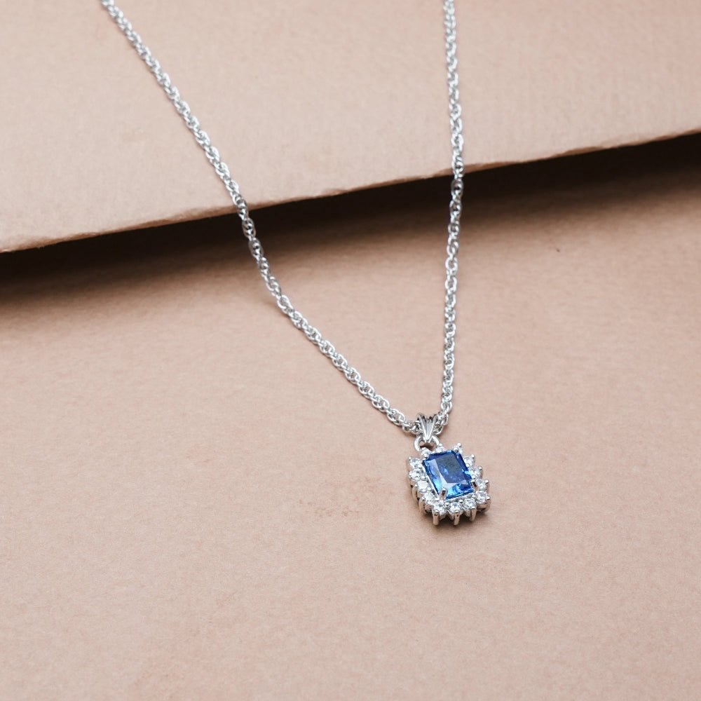 925 Silver Midnight Radiance Pendant - 925 sterling silver pendant by Tassya Silver