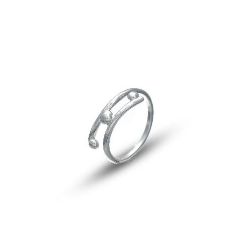 925 Silver Minimalist Point Ring - 925 sterling silver ring by Tassya Silver