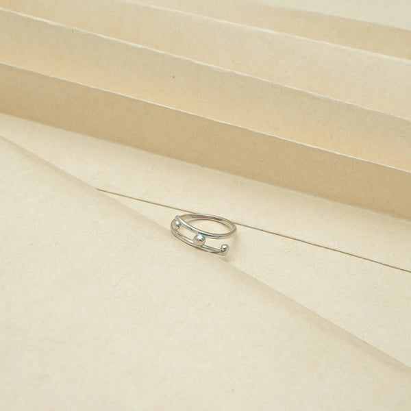925 Silver Minimalist Point Ring