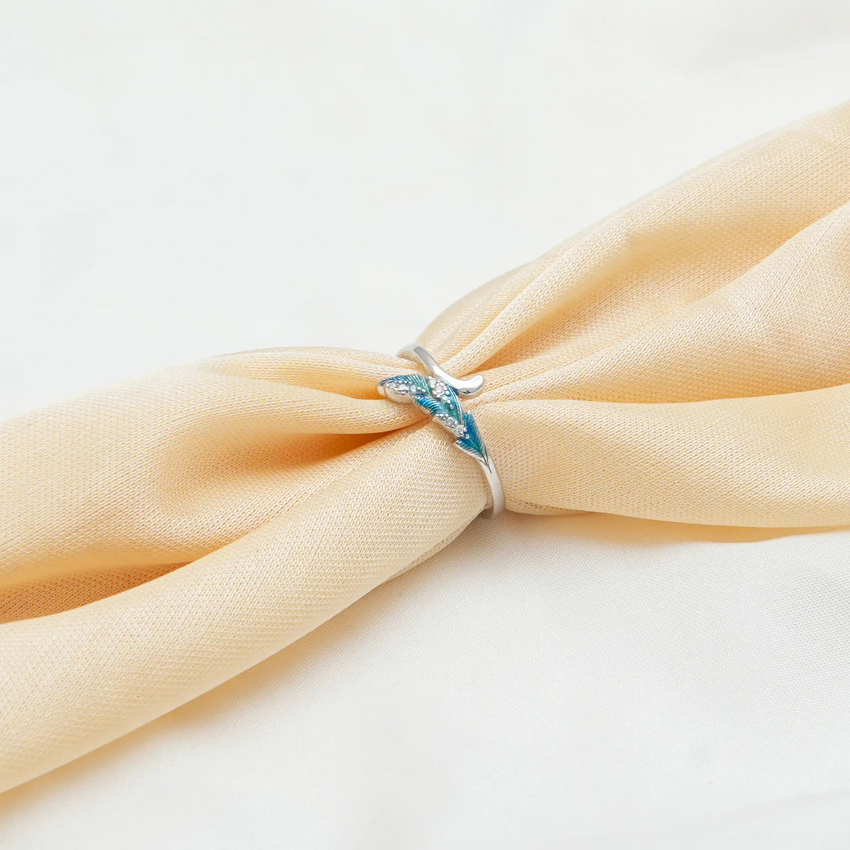 925 Silver Mystic Feather Ring - 925 sterling silver ring by Tassya Silver