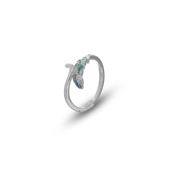 925 Silver Mystic Feather Ring