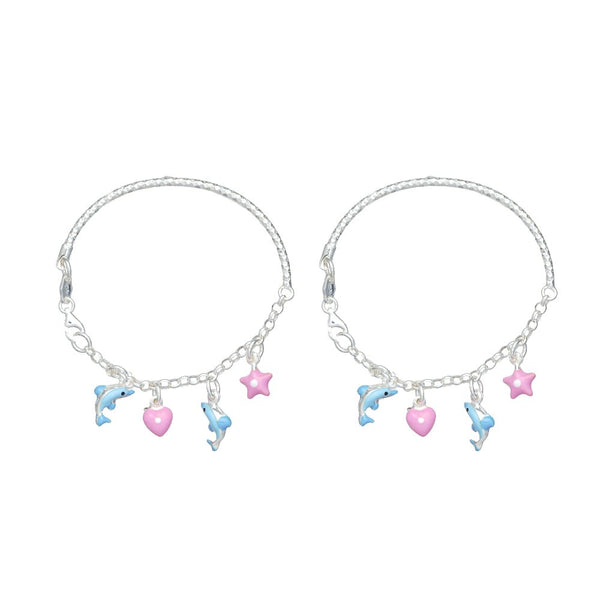 925 Silver Ocean Charm Kada