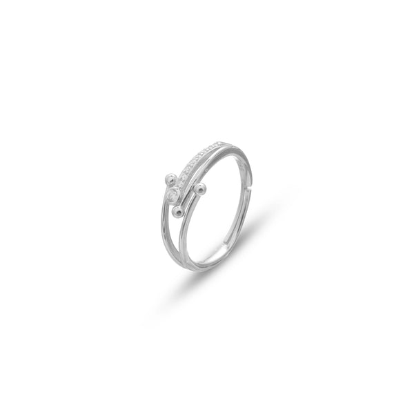 925 Sterling Silver Orbit Trail Ring for Women