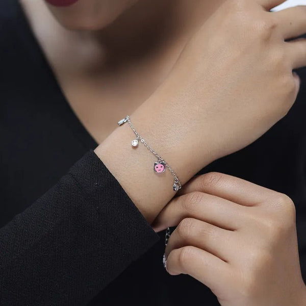 925 Silver Panda Pals Bracelet