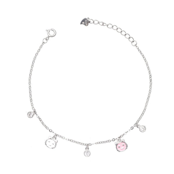 925 Silver Panda Pals Bracelet