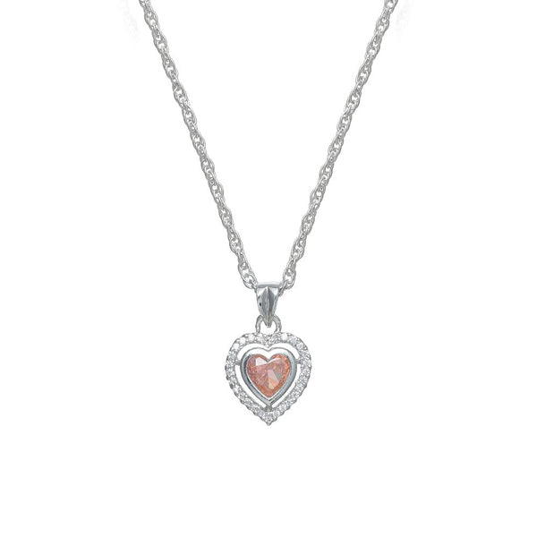 925 Silver Peachy Love Pendant