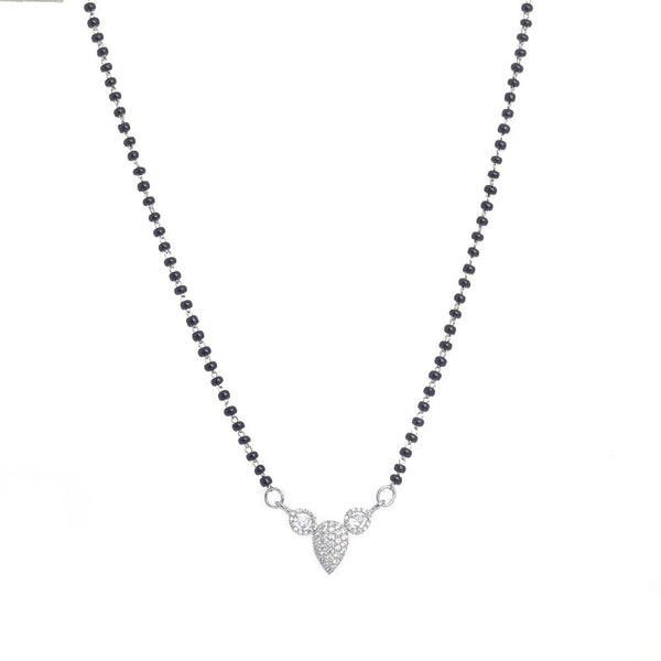 925 Silver Pear Shaped Mangalsutra