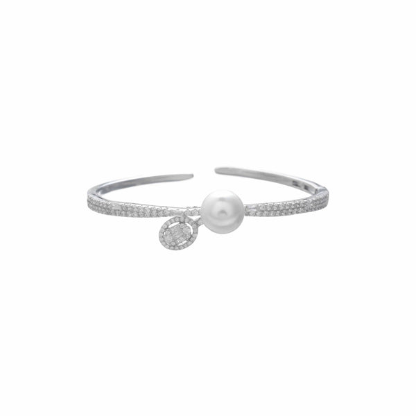925 Silver Pearl Grace Cuff