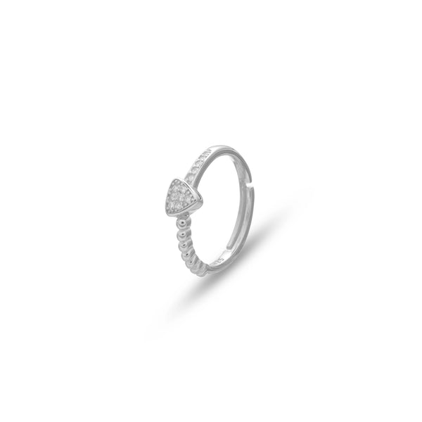 925 Silver Pevra Heart Ring