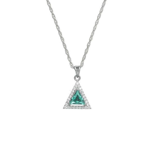 925 Silver Prism Spark Pendant