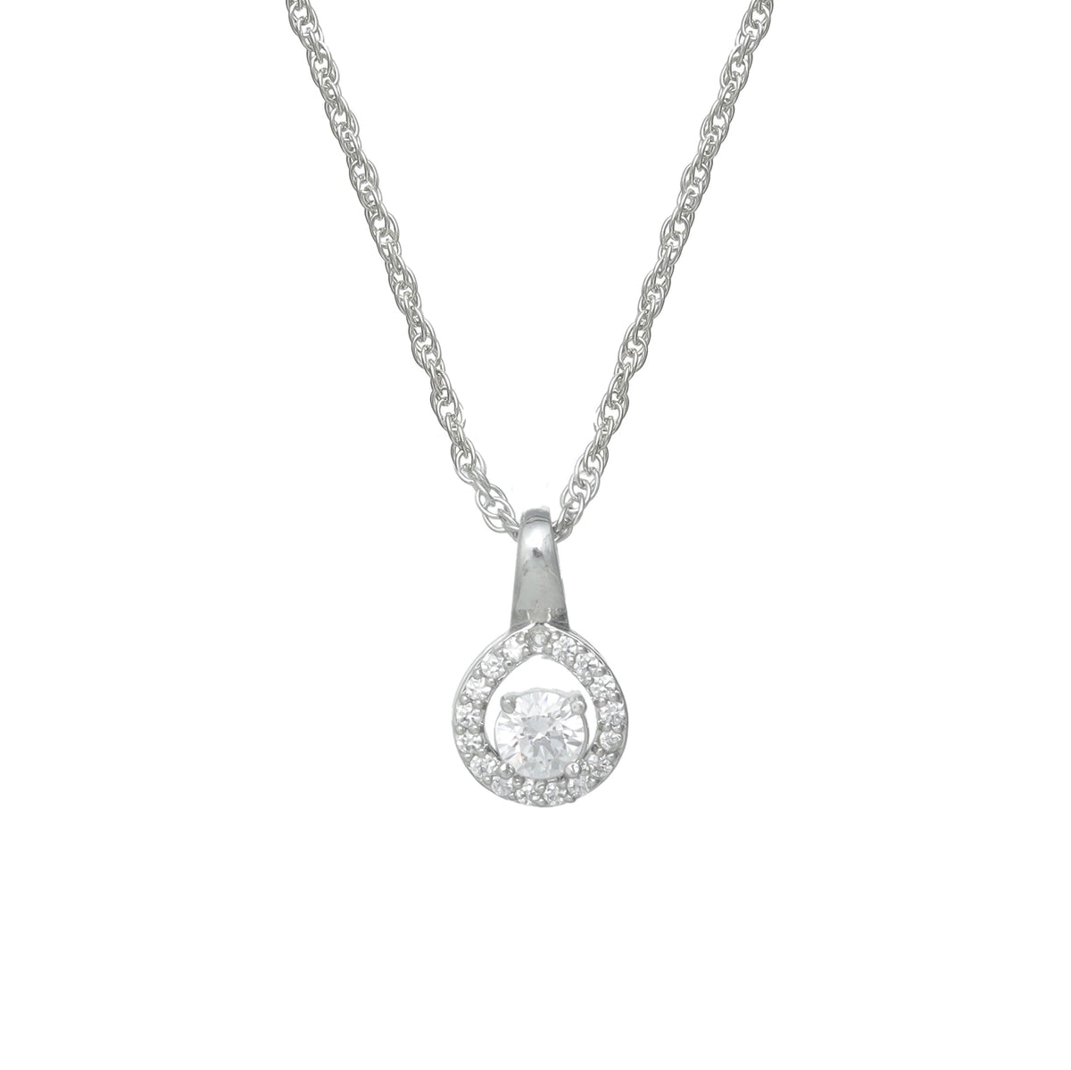925 Silver Radiant Double Pendant - 925 sterling silver pendant by Tassya Silver