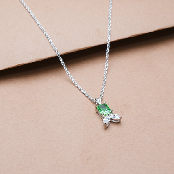 925 Silver Radiant Green Pendant