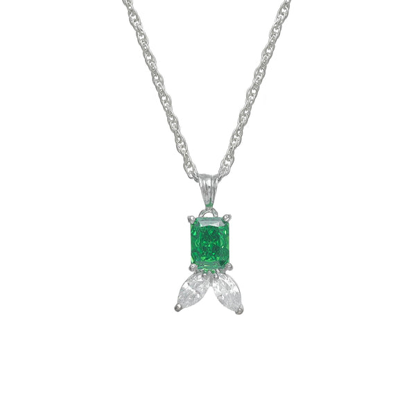 925 Silver Radiant Green Pendant