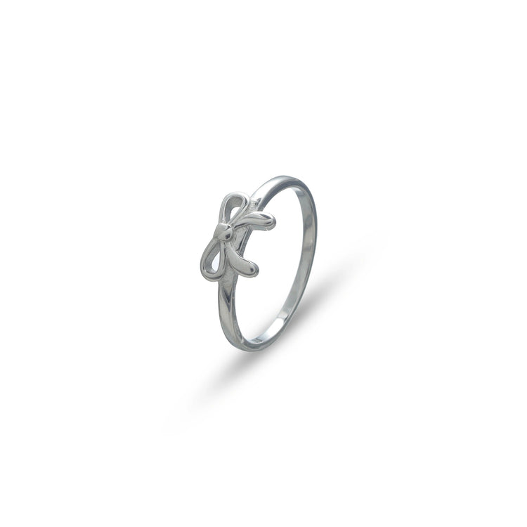 925 Silver Ribbon Whisper Ring - 925 sterling silver ring by Tassya Silver