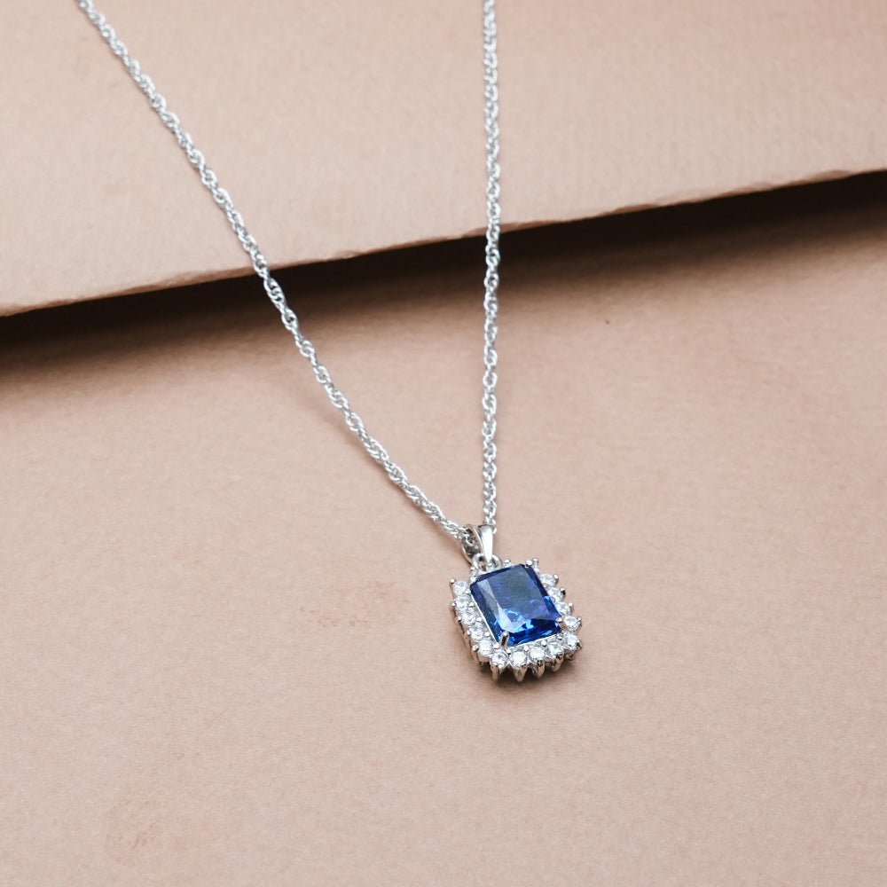 925 Silver Royal Radiance Pendant - 925 sterling silver pendant by Tassya Silver