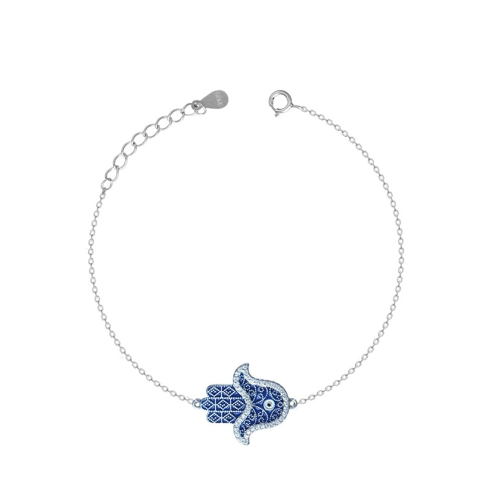925 Silver Sacred Palm Bracelet - 925 sterling silver bracelet by Tassya Silver
