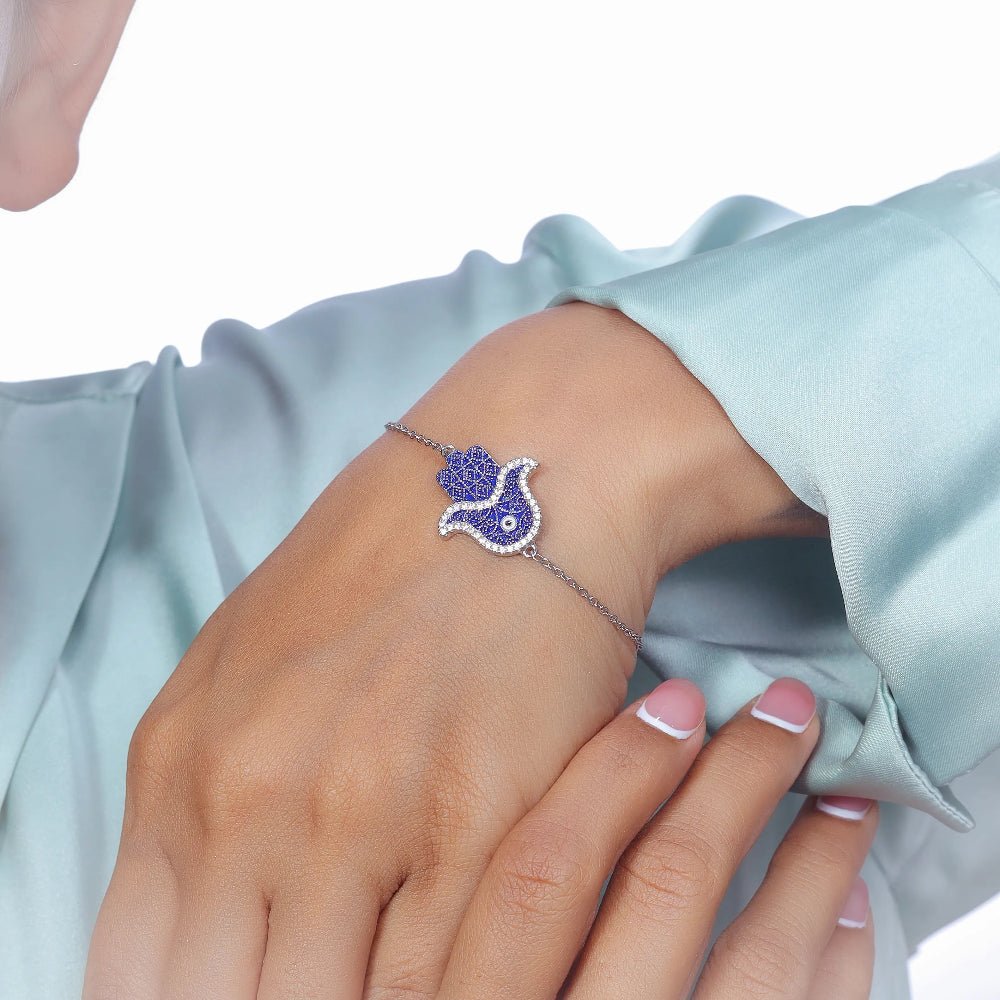 925 Silver Sacred Palm Bracelet - 925 sterling silver bracelet by Tassya Silver