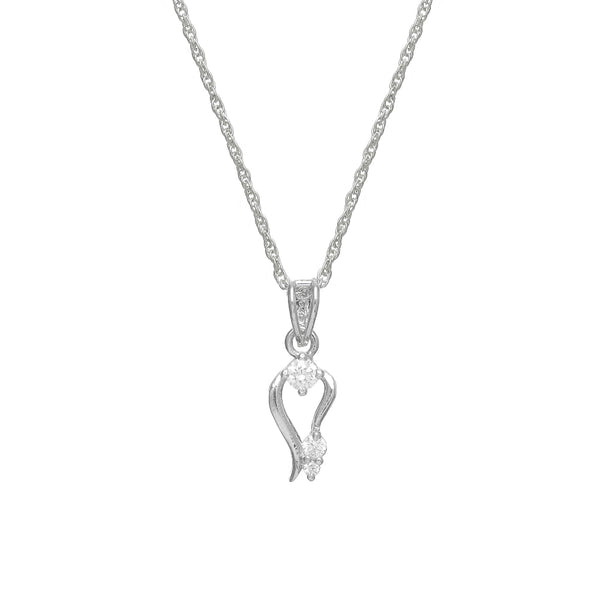 925 Silver Serene Embrace Pendant