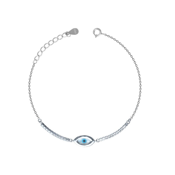 925 Silver Serene Eye Bracelet