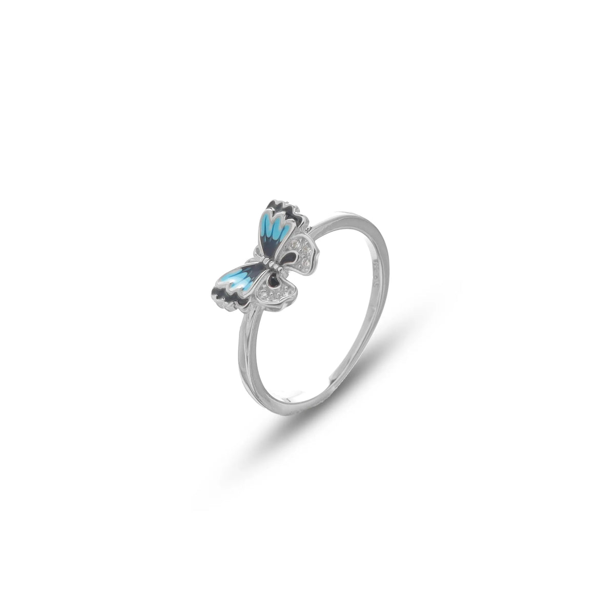 925 Silver Sky Butterfly Ring - 925 sterling silver ring by Tassya Silver