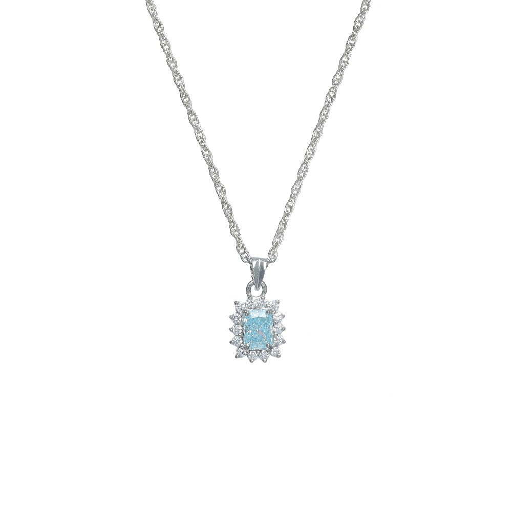 925 Silver Sky Fire Glint Pendant - 925 sterling silver pendant by Tassya Silver