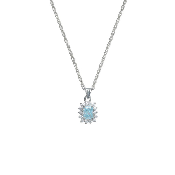 925 Silver Sky Fire Glint Pendant