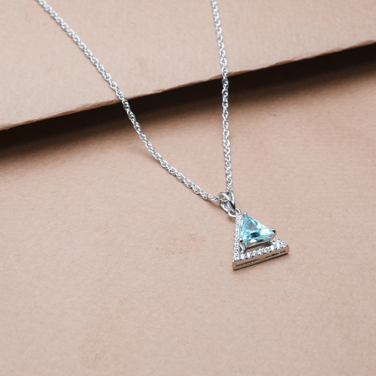 925 Silver Sky Prism Pendant - 925 sterling silver pendant by Tassya Silver