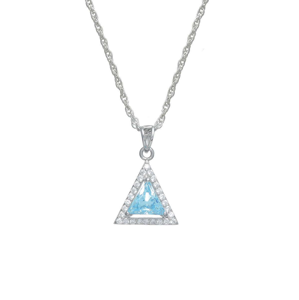 925 Silver Sky Prism Pendant - 925 sterling silver pendant by Tassya Silver