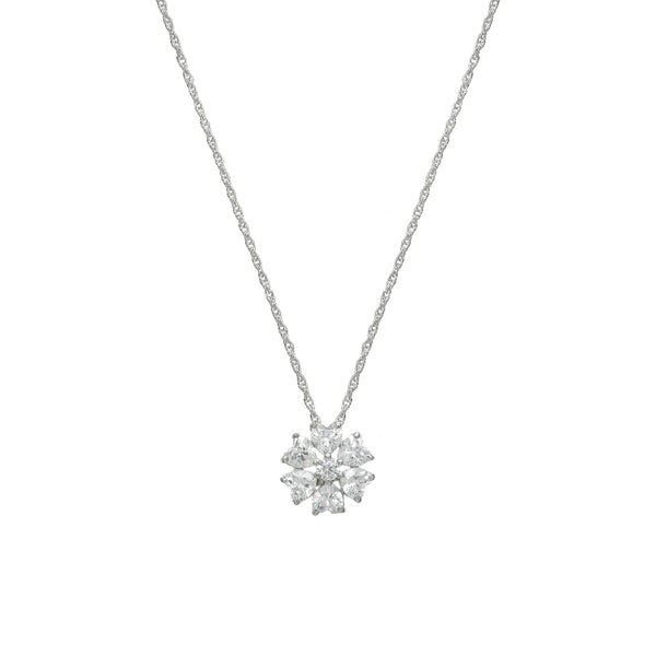 925 Silver Snowflake Spark Pendant