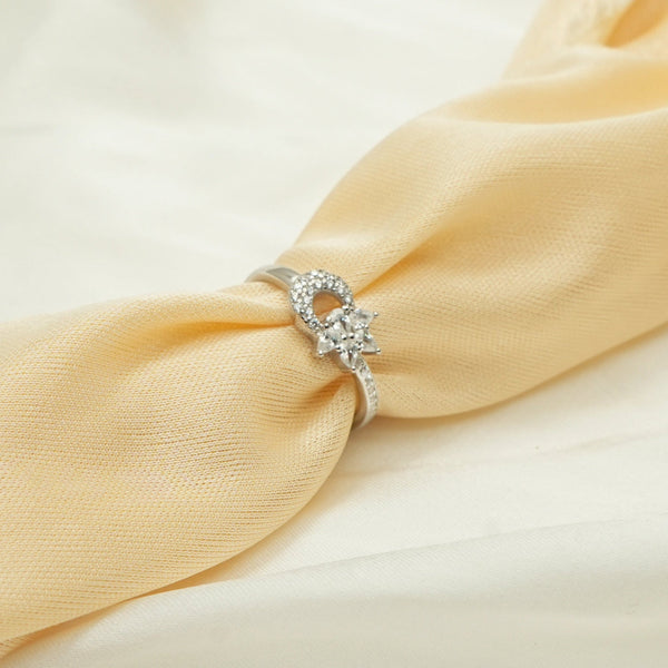 925 Silver Spark Crest Ring