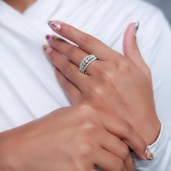 925 Silver Sparkle Ring