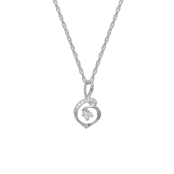 925 Silver Spiral Grace Pendant