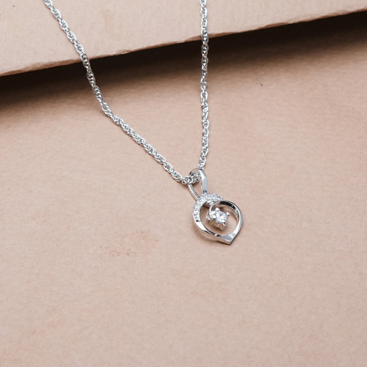925 Silver Spiral Grace Pendant - 925 sterling silver pendant by Tassya Silver