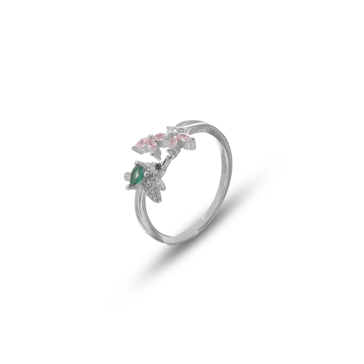 925 Silver Spring Bee - 925 sterling silver ring by Tassya Silver
