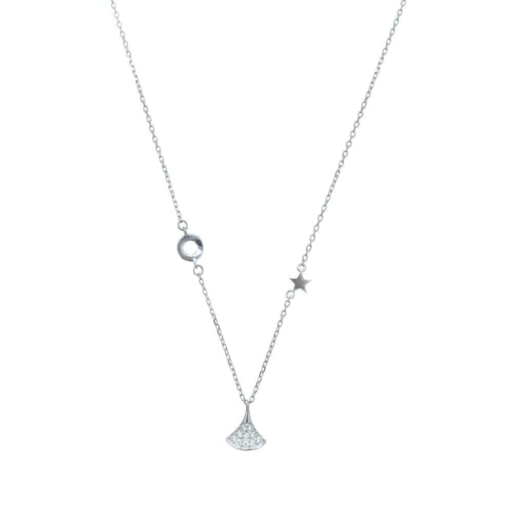925 Silver Starbound Rocket Chain Pendant - 925 sterling silver pendant by Tassya Silver