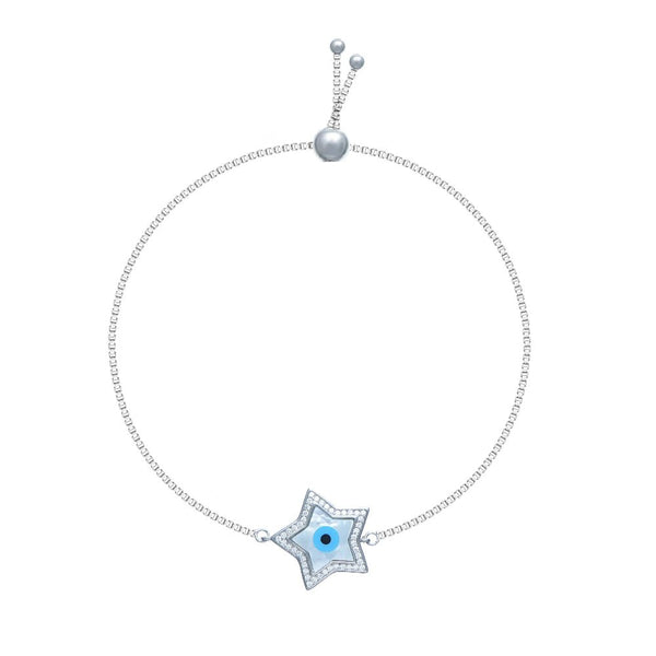 925 Silver Stellar Shield Bracelet