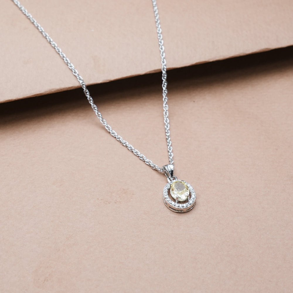 925 Silver Sunbeam Orbit Pendant - 925 sterling silver pendant by Tassya Silver