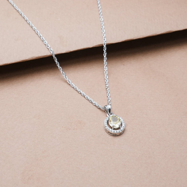 925 Silver Sunbeam Orbit Pendant