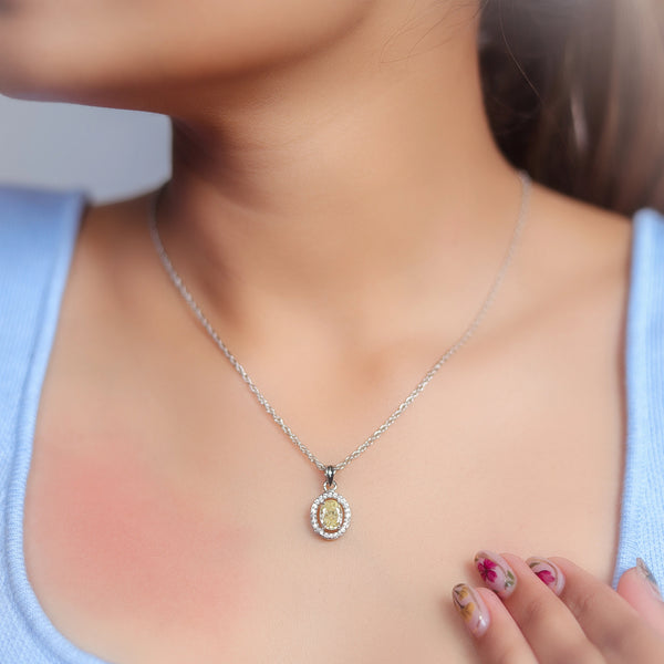 925 Silver Sunbeam Orbit Pendant