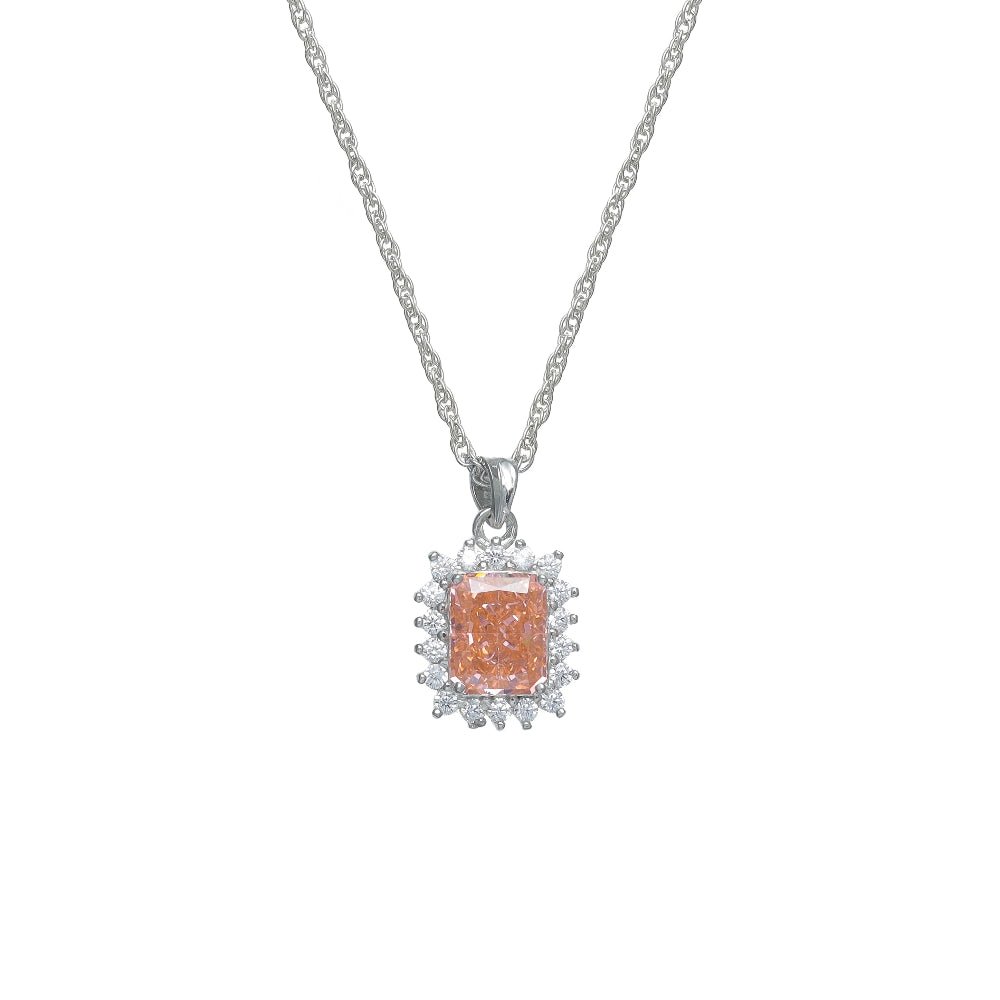 925 Silver Sunset Blaze Pendant - 925 sterling silver pendant by Tassya Silver