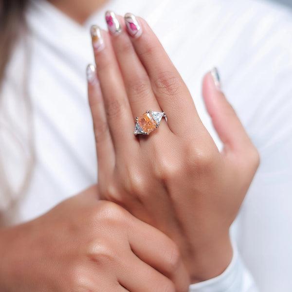 925 Silver Sunset Shine Ring