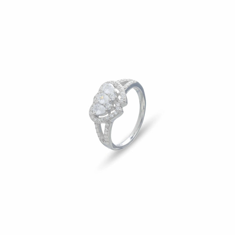 925 Silver Trilight Crown Ring - 925 sterling silver ring by Tassya Silver