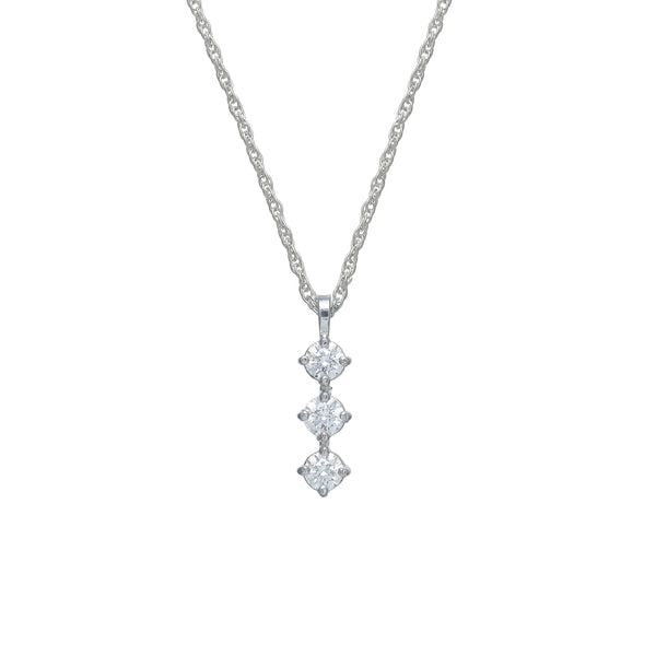 925 Silver Trine Spark Pendant