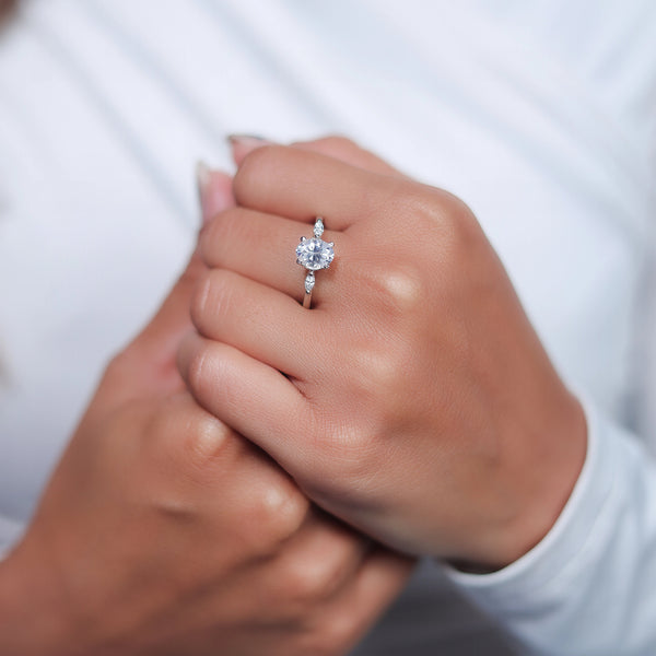 925 Silver Trio Shine Ring