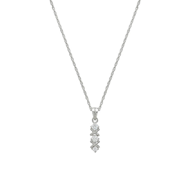 925 Silver Triple Glow Pendant