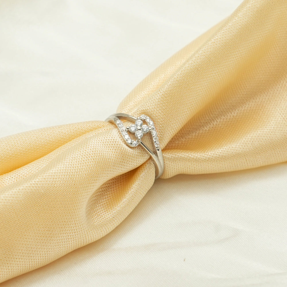 925 Silver Twinkle Bloom Ring - 925 sterling silver ring by Tassya Silver