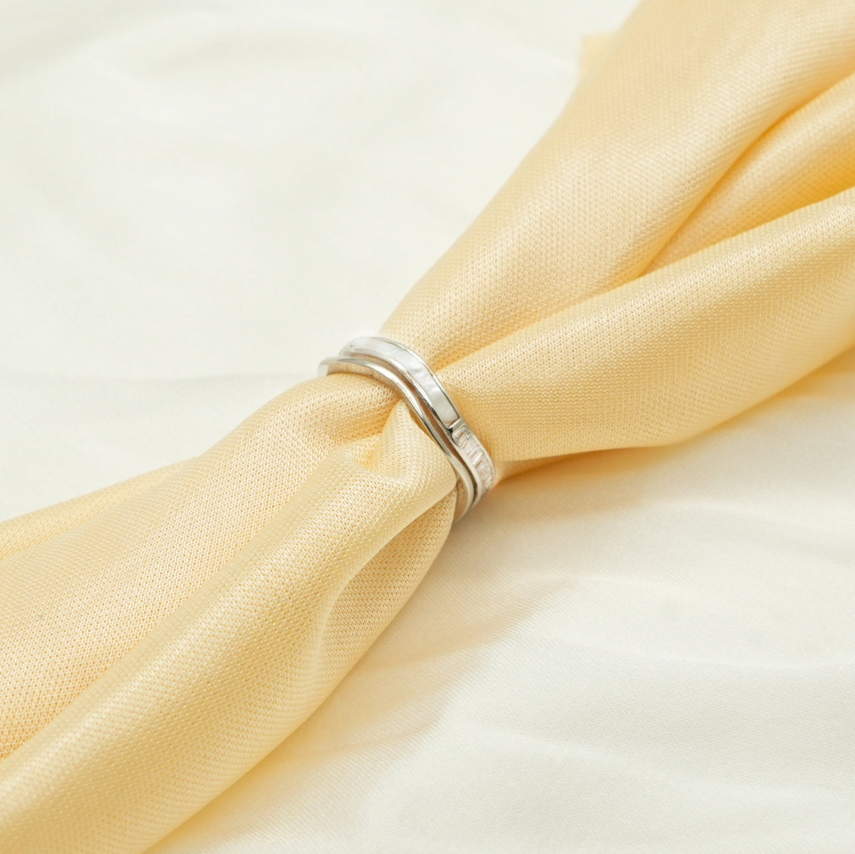 925 Silver Waveband Luxe Ring - 925 sterling silver ring by Tassya Silver