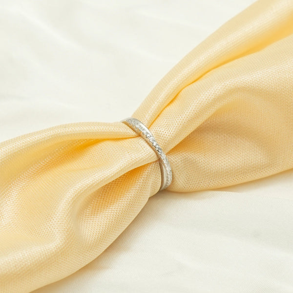 925 Silver Whisper Gleam Minimal Ring