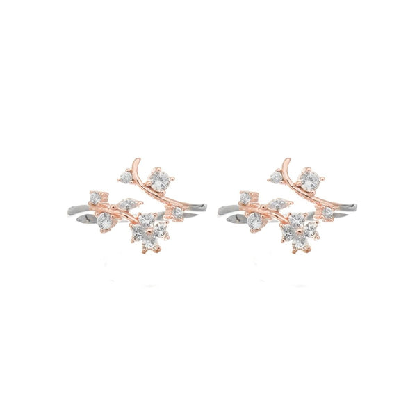 925 Silver Snow Blossom Toe Rings (Pack of 2)
